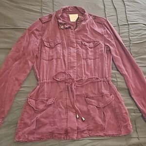 Celebrity Pink Utility Jacket in Mauve